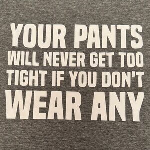 Constantly Varied Gear Gray Tee with White Text